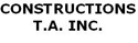 logo Constructions T.A. inc.